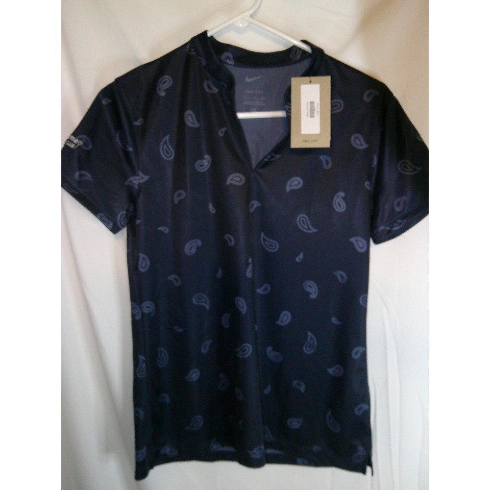 Nike Dri-FIT Golf Polo‎ Shirt Firestone Country Club Paisley Print Small $75 NWT